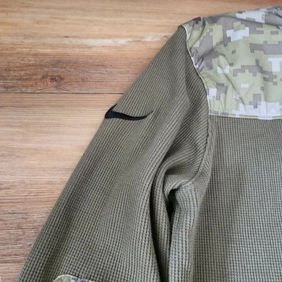 Nike Men's M Olive Cleveland Browns 2021 Salute To Service Henley Long Sleeve - Picture 12 of 13